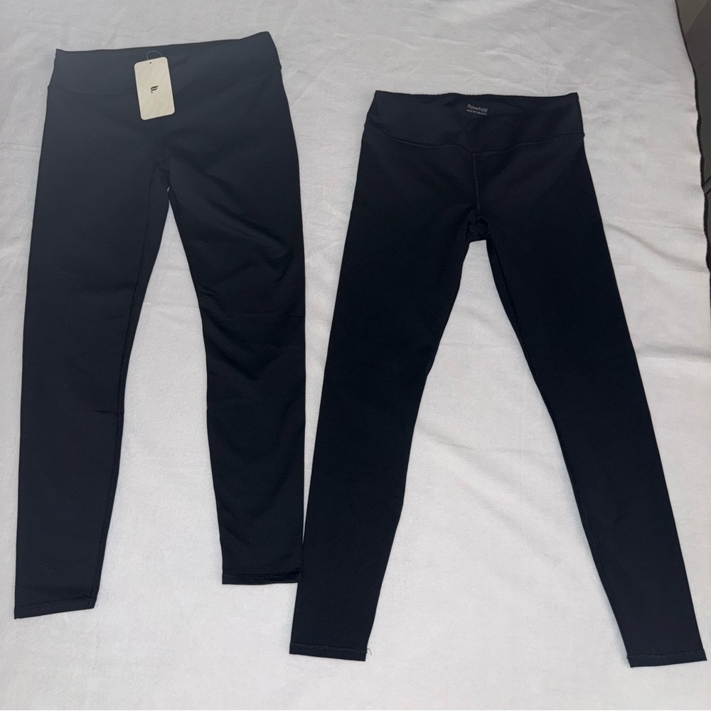 Fabletics Powerhold Black Long Active Leggings - … - image 8